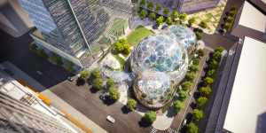 Amazon's Proposed Seattle Office Biosphere